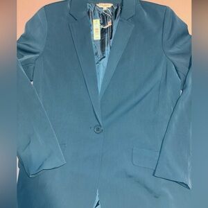 Boss Lady Professional Max Studio London NWT Topaz Blazer Suit Jacket Large